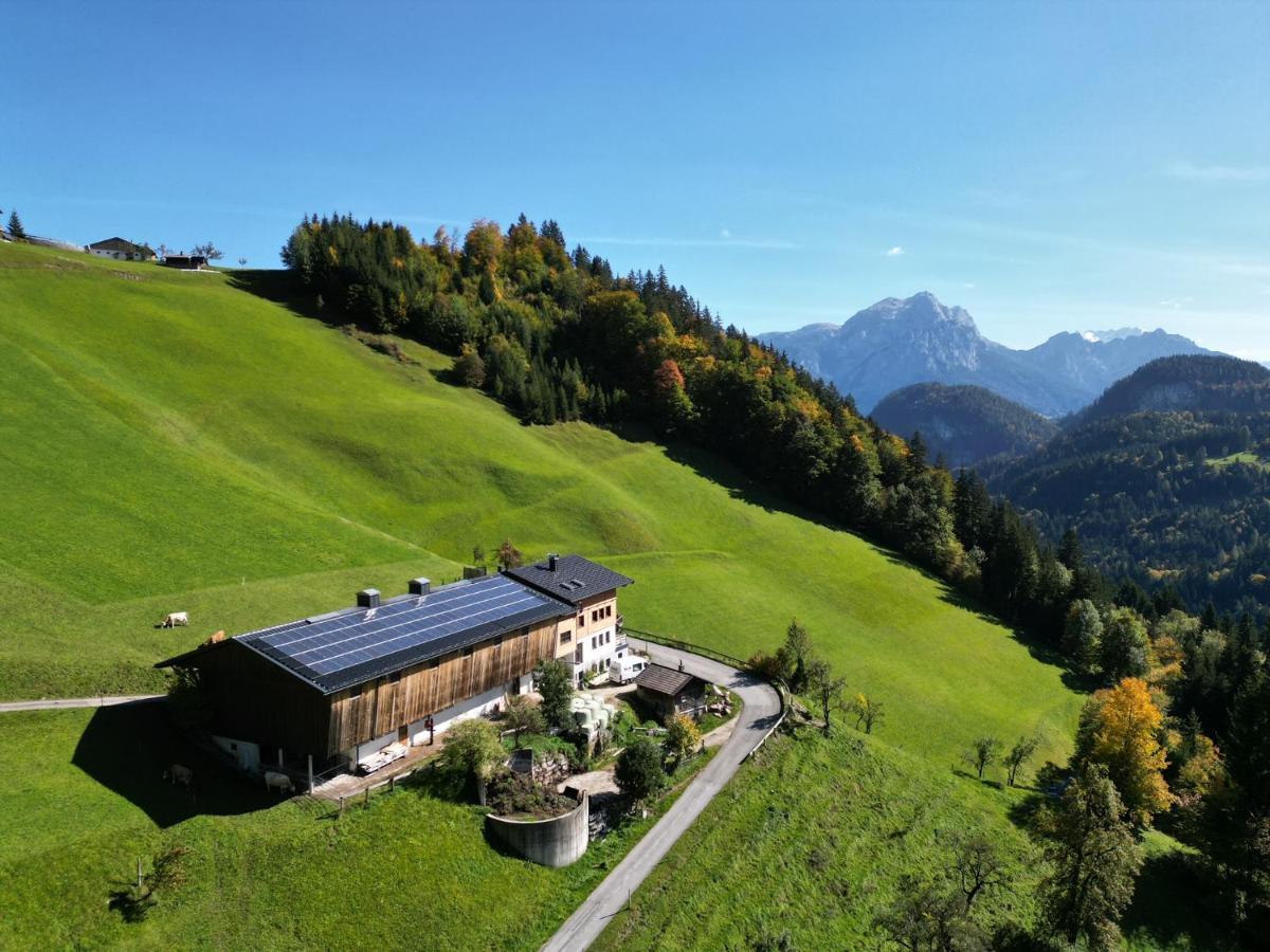 Appartamento Biobauernhof Schneiderbauer Unken Esterno foto